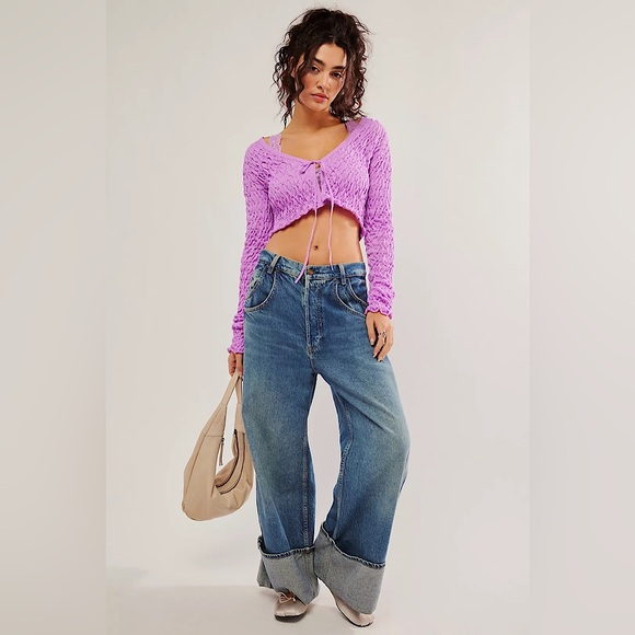 NEW Free People Scrunchy Shrug - Picture 8 of 8